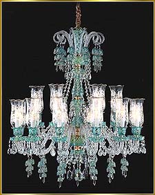 Traditional Chandeliers Model: MD88037-18- BLUE 